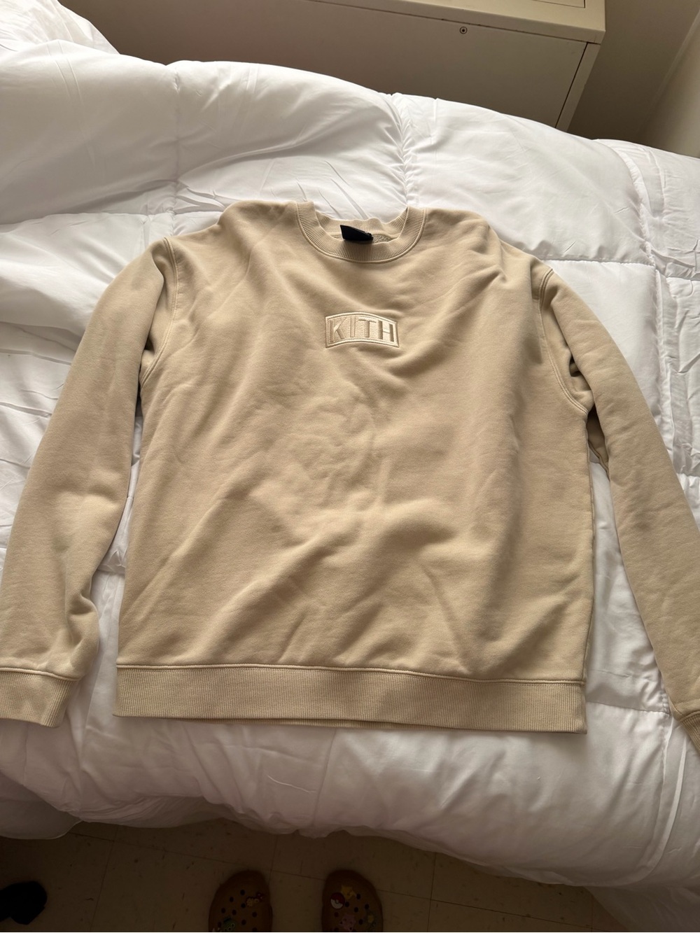 KITH Men’s Crewneck Sweatshirt in Beige